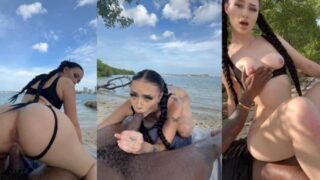 Auhneesh Nicole Beach Sex Tape