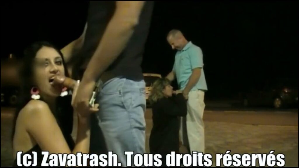 Zavatrash - soirée de folie dehors avec un couple libertin 2 Zavatrash - soirée de folie dehors avec un couple libertin