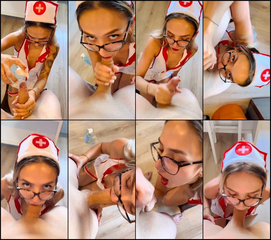 Sex-i-doll – la bonne infirmière prend soin de sa queue